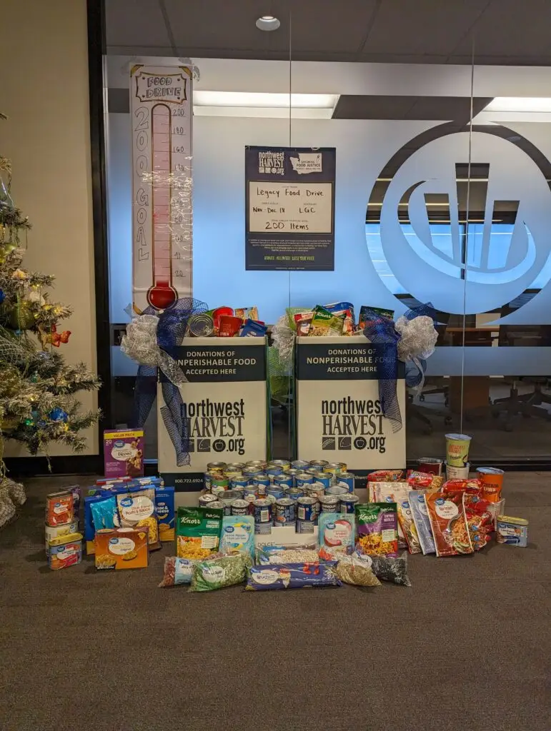 Spreading Joy to the Washington Community: Legacy Group Capital Food Drive