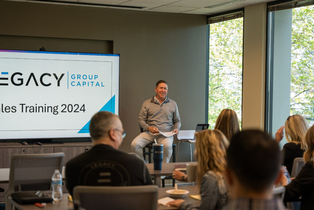 Legacy Group Capital's Scott Rerucha hosts In-House Sales Training